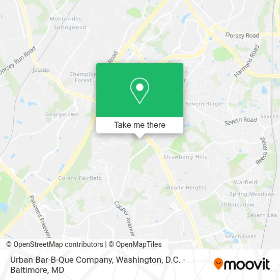 Urban Bar-B-Que Company map