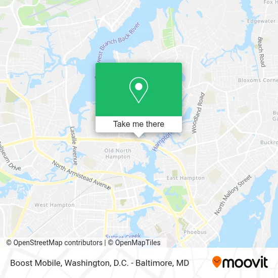 Boost Mobile map