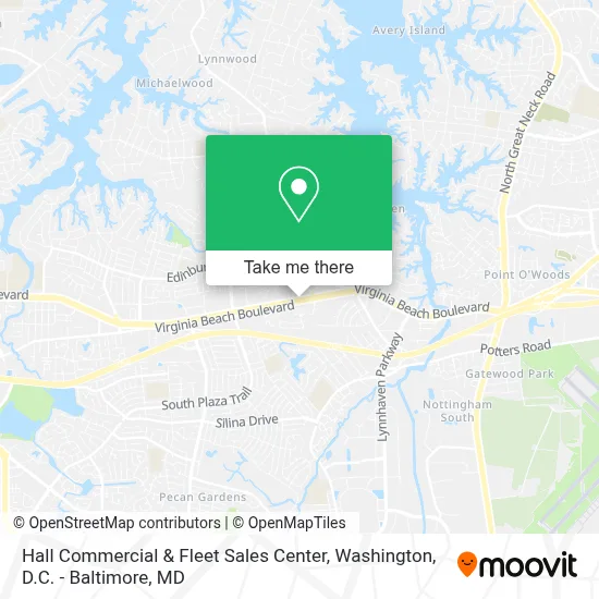 Hall Commercial & Fleet Sales Center map