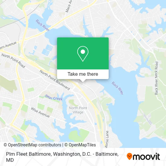 Plm Fleet Baltimore map