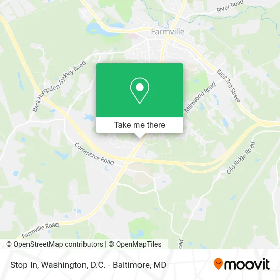 Stop In map