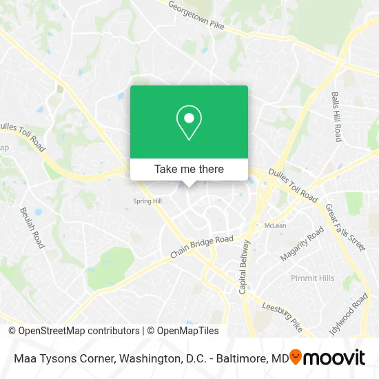 Maa Tysons Corner map