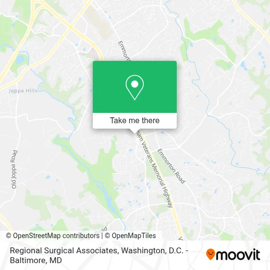 Regional Surgical Associates map