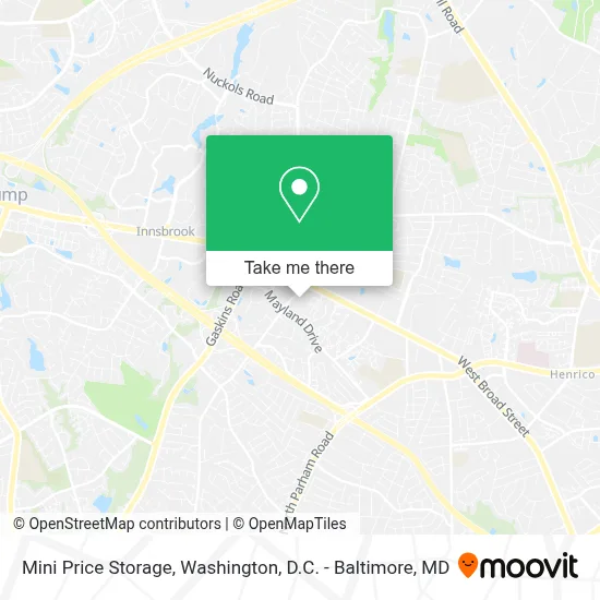 Mini Price Storage map