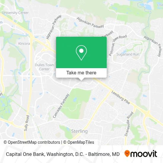 Capital One Bank map