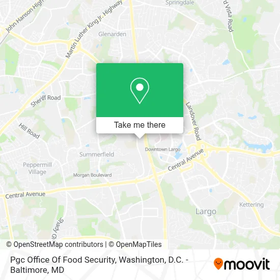 Pgc Office Of Food Security map