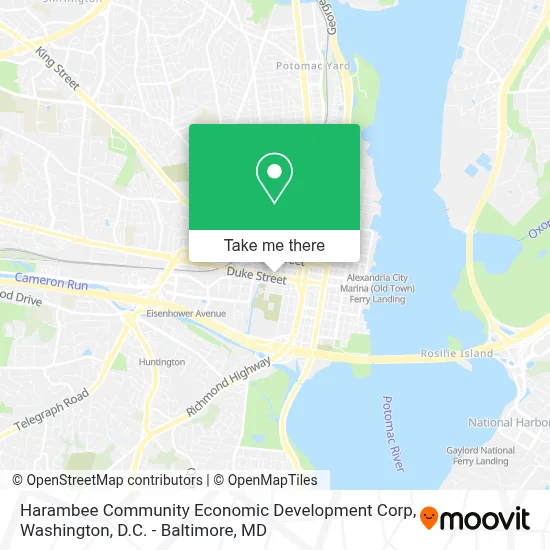 Harambee Community Economic Development Corp map
