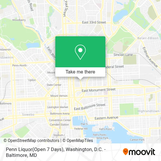 Penn Liquor(Open 7 Days) map