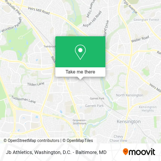 Jb Athletics map