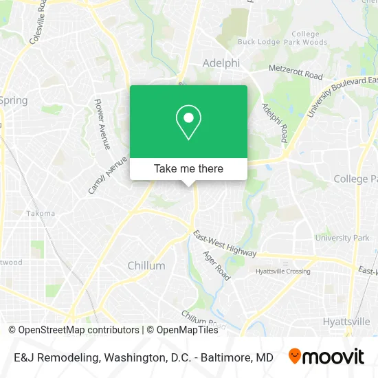 E&J Remodeling map