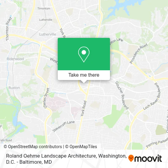 Roland Oehme Landscape Architecture map