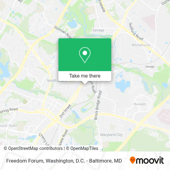 Freedom Forum map