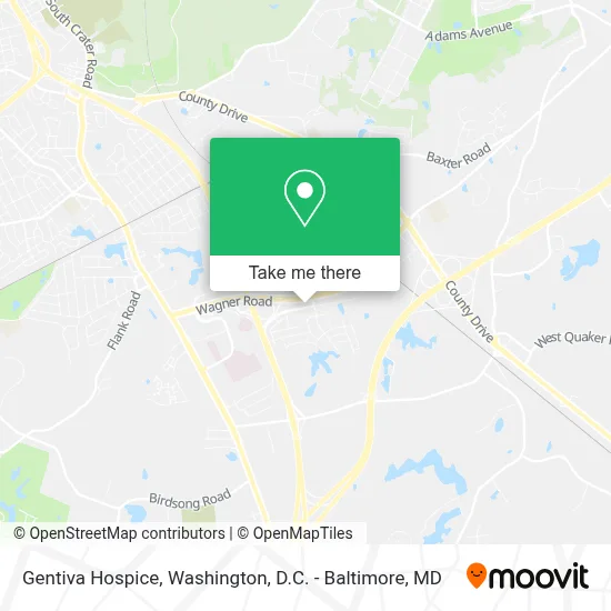 Gentiva Hospice map