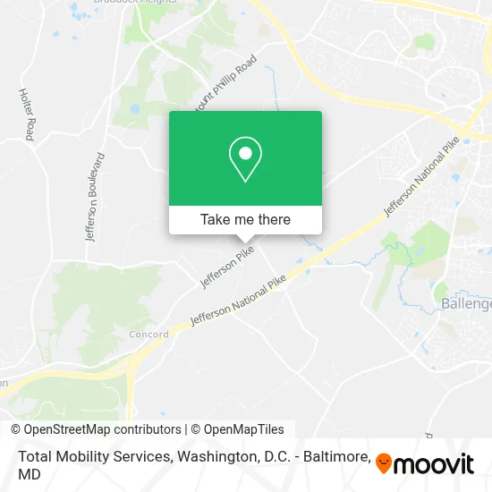 Total Mobility Services map
