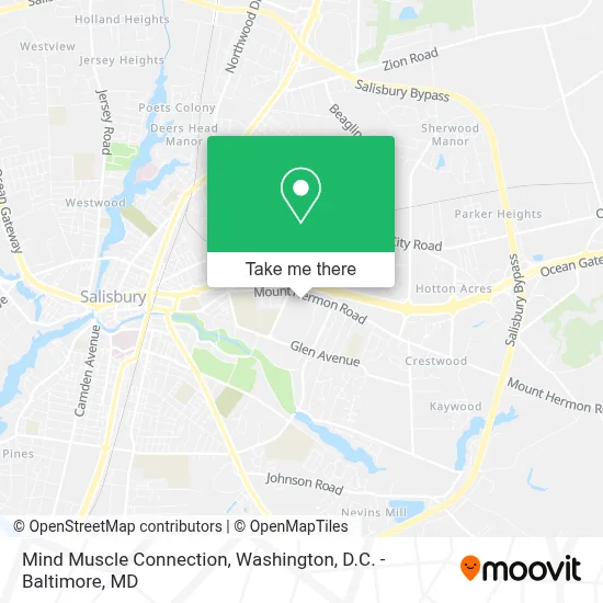 Mind Muscle Connection map