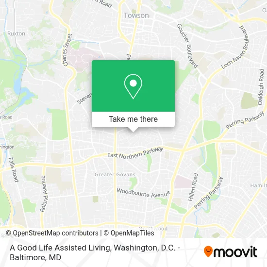 A Good Life Assisted Living map
