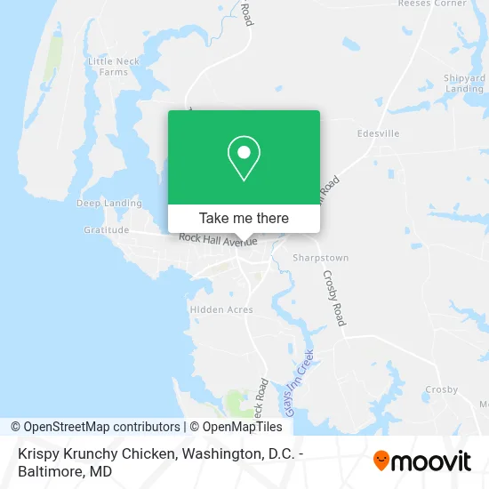 Krispy Krunchy Chicken map