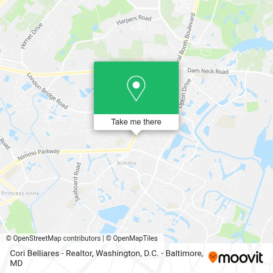 Cori Belliares - Realtor map