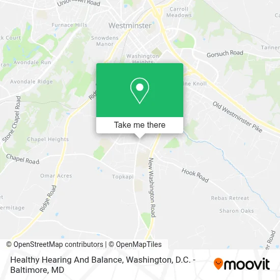 Healthy Hearing And Balance map