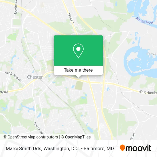 Marci Smith Dds map