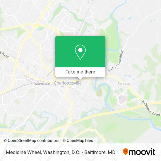 Medicine Wheel map