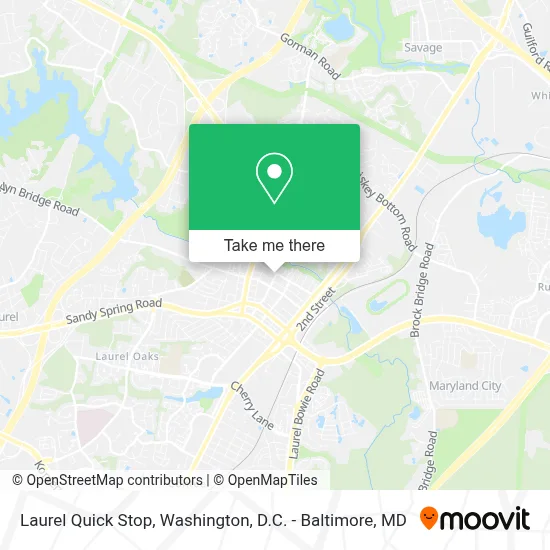 Laurel Quick Stop map