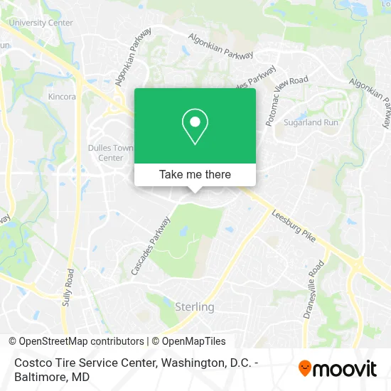 Costco Tire Service Center map