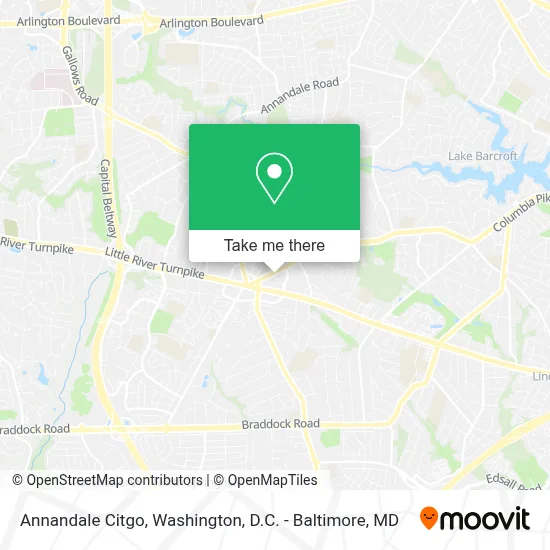 Annandale Citgo map