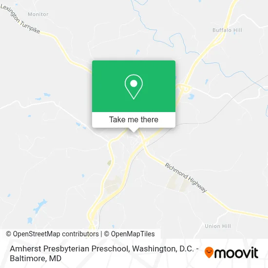 Amherst Presbyterian Preschool map