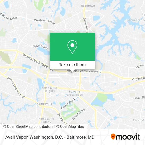 Avail Vapor map