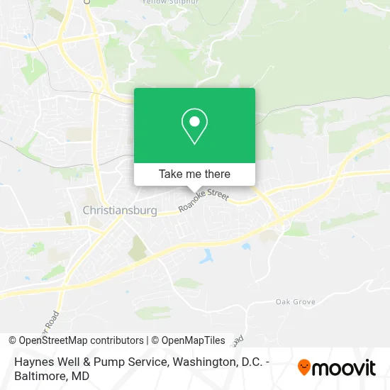 Haynes Well & Pump Service map