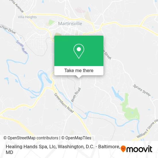 Healing Hands Spa, Llc map