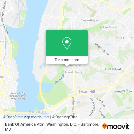 Bank Of America Atm map