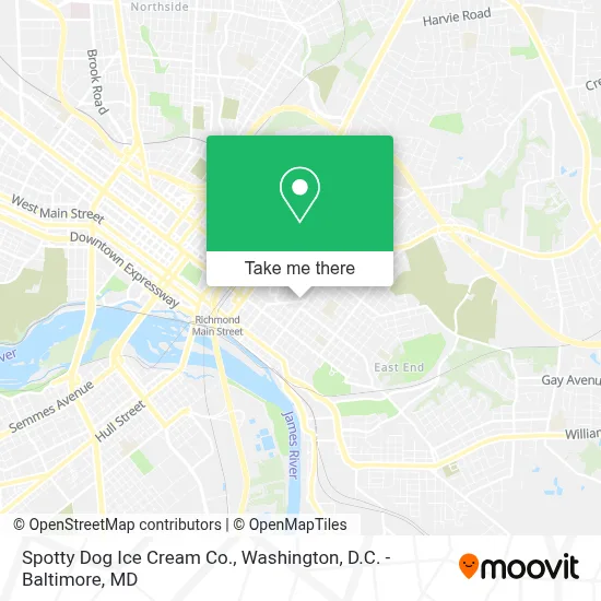 Spotty Dog Ice Cream Co. map