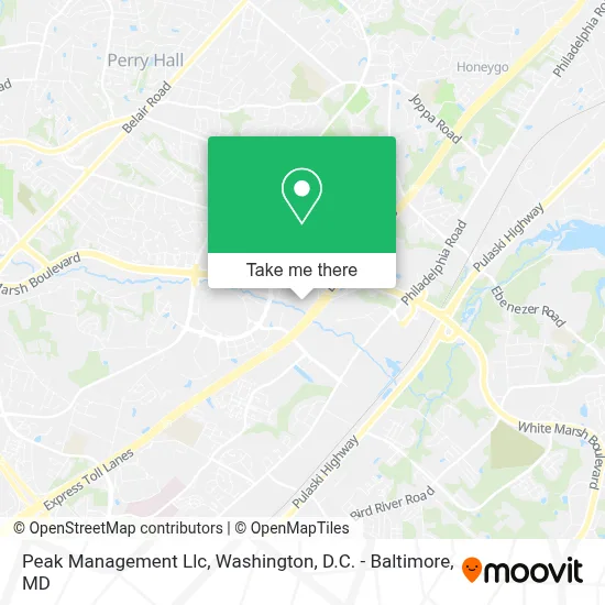 Peak Management Llc map