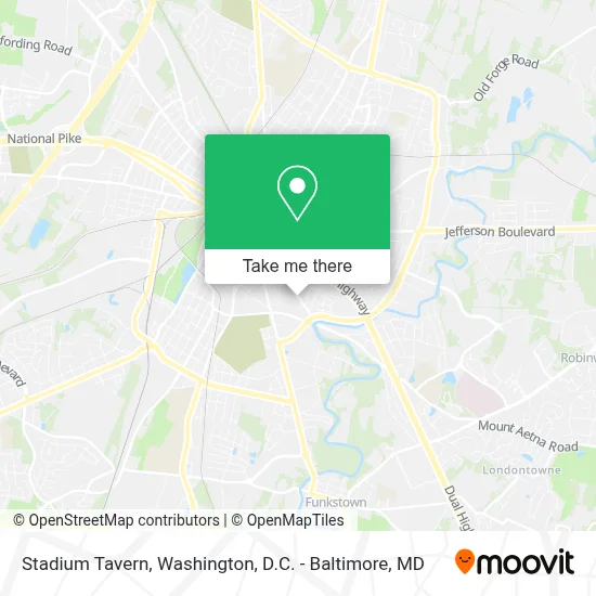 Stadium Tavern map