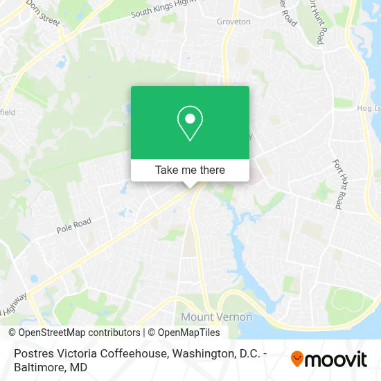 Postres Victoria Coffeehouse map