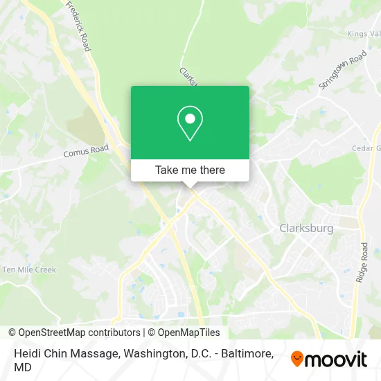 Heidi Chin Massage map