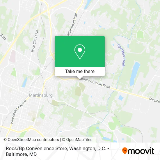 Rocs/Bp Convenience Store map