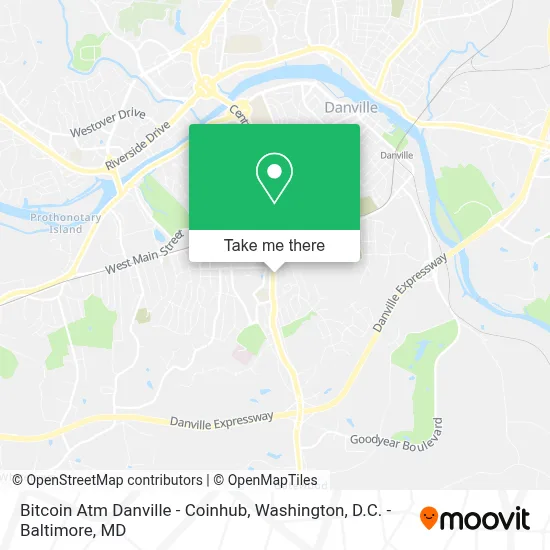 Bitcoin Atm Danville - Coinhub map