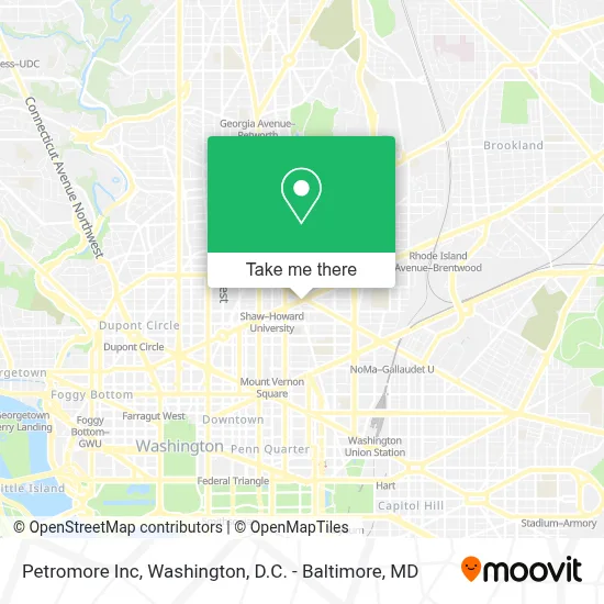 Petromore Inc map