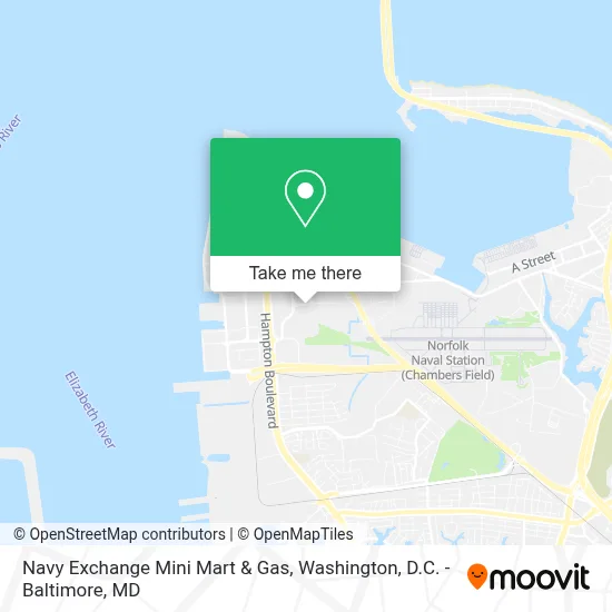 Navy Exchange Mini Mart & Gas map