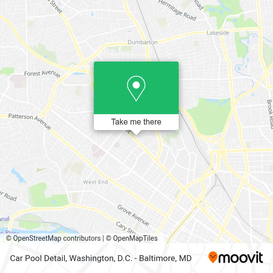 Car Pool Detail map