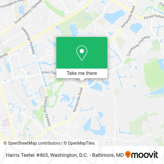 Harris Teeter #465 map