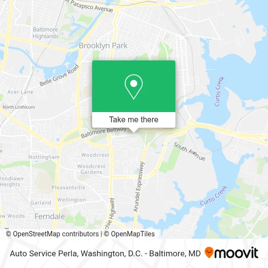 Auto Service Perla map