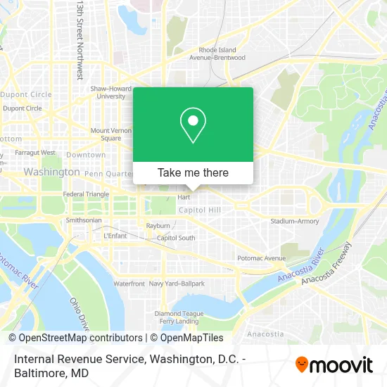 Internal Revenue Service map