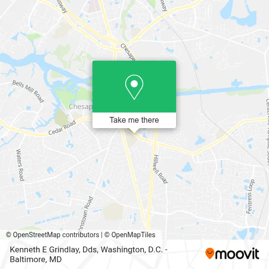 Kenneth E Grindlay, Dds map