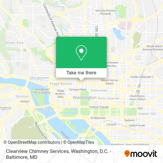 Clearview Chimney Services map