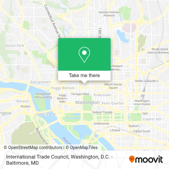 International Trade Council map