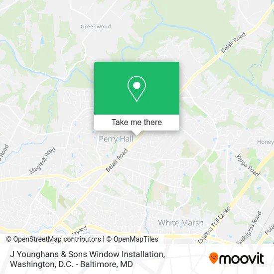 J Younghans & Sons Window Installation map